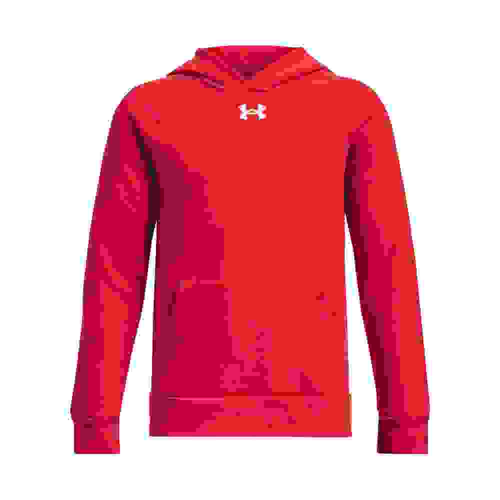 Under Armour Rival Fleece Big Boys' Red Hoodie
